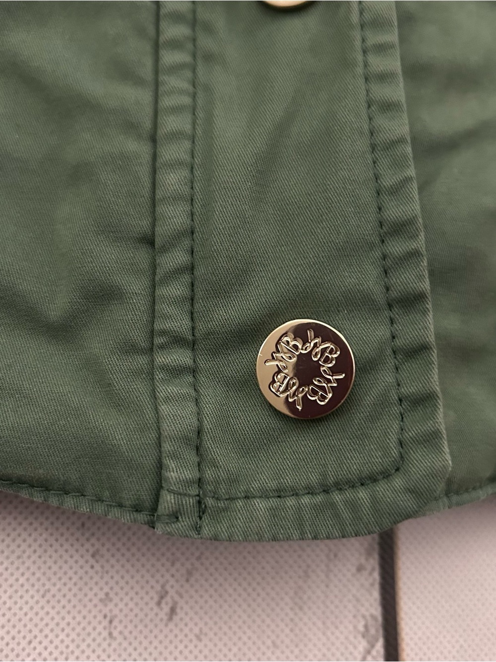 Sz 4 White House Black Market Olive Utility Jacket - Picture 7 of 14